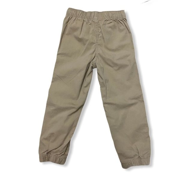 GAP Boy Khaki Joggers Size 5 - Picture 2 of 6